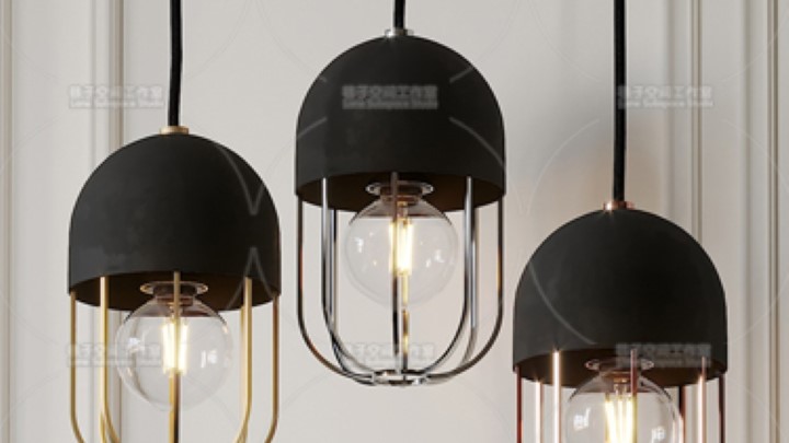 渲染模型_吊灯988