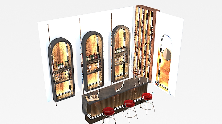 渲染模型_咖啡厅003