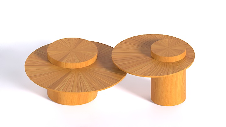 渲染模型_咖啡桌035