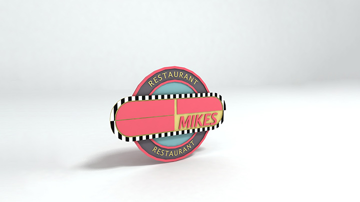 渲染模型_商业标牌045