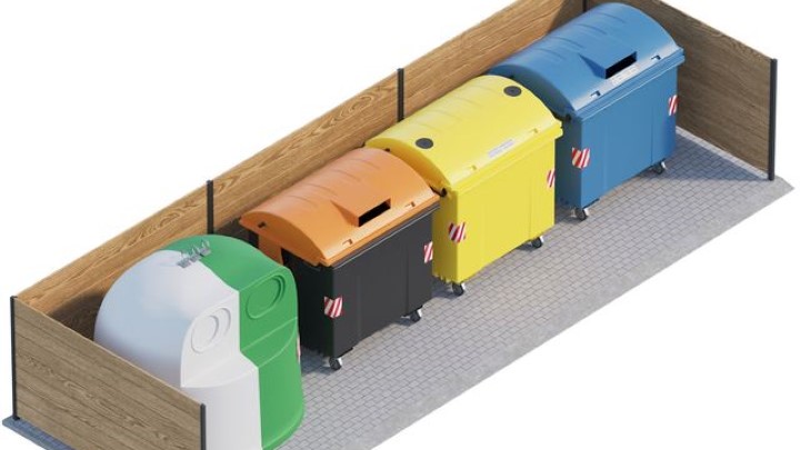 渲染模型_垃圾桶013