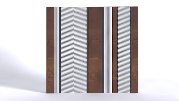 渲染模型_墙板005