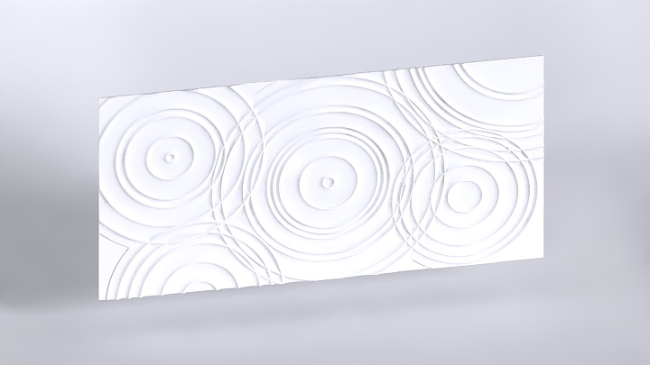 渲染模型_墙面装饰042