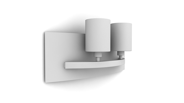 渲染模型_壁挂灯024