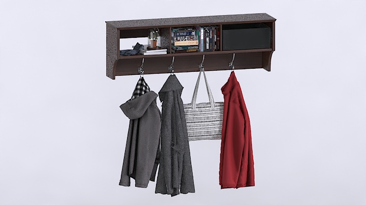 渲染模型_壁架001