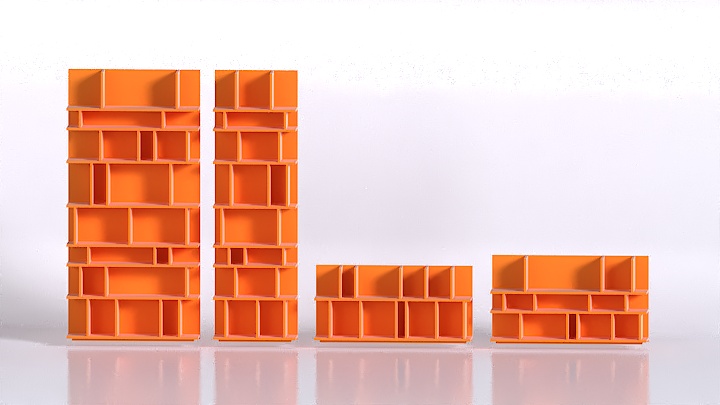 渲染模型_壁柜007