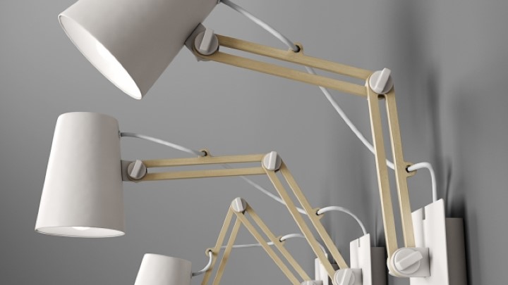 渲染模型_壁灯092