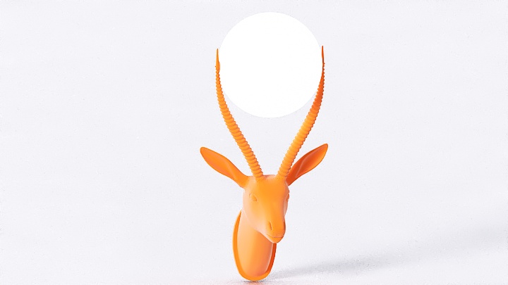 渲染模型_壁灯121