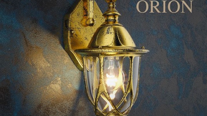 渲染模型_壁灯射灯003