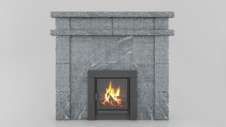 渲染模型_壁炉047