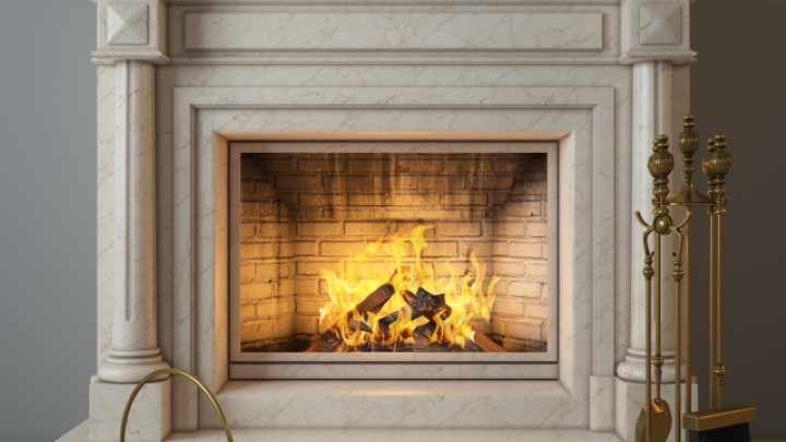 渲染模型_壁炉057