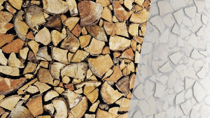 渲染模型_壁炉柴火001