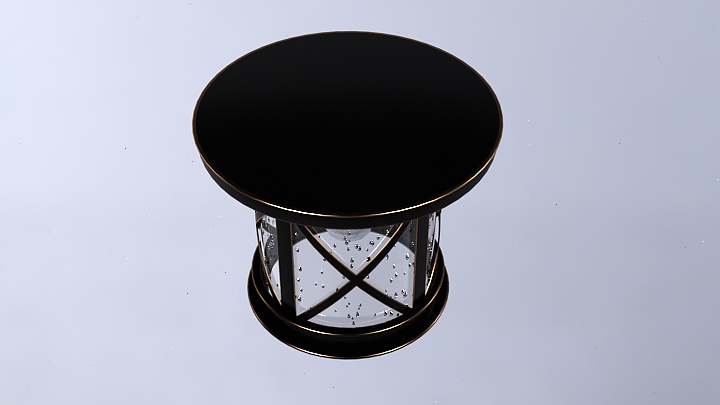 渲染模型_复古灯004