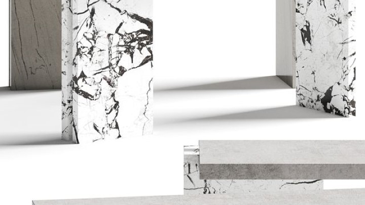 渲染模型_大理石桌001