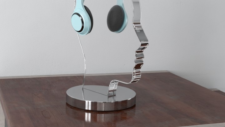 渲染模型_头戴耳机003