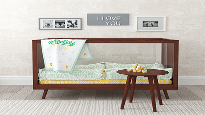 渲染模型_婴儿床018