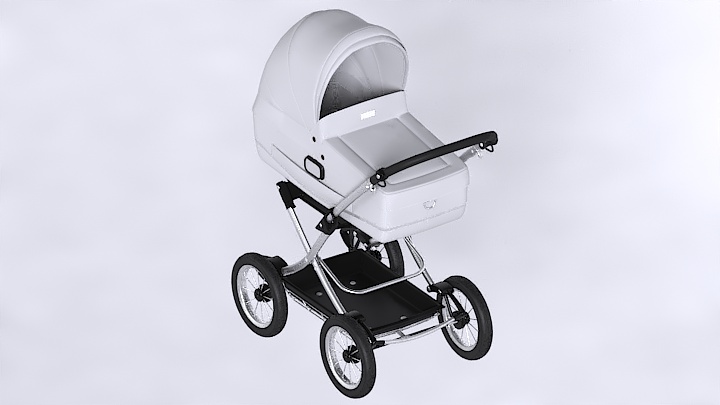 渲染模型_婴儿车003