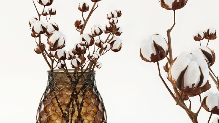 渲染模型_室内插花005