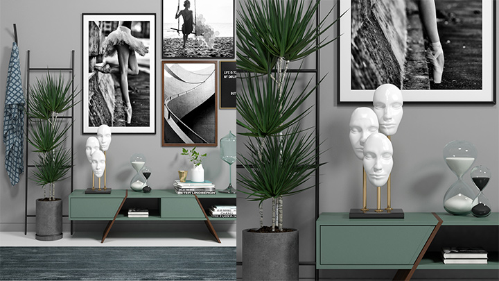 渲染模型_室内装饰121