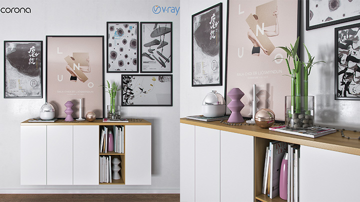 渲染模型_室内装饰133