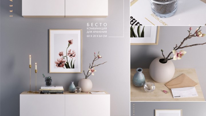 渲染模型_室内装饰135