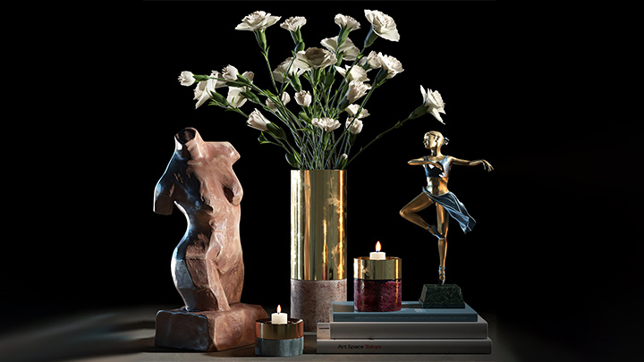 渲染模型_室内装饰137