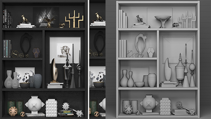 渲染模型_室内装饰139