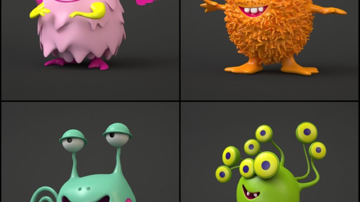 渲染模型_室内装饰品047