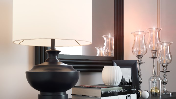 渲染模型_室内装饰品093