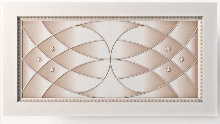 渲染模型_室内装饰背板001