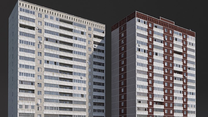 渲染模型_室外建筑002