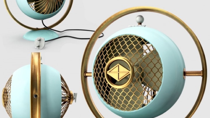 渲染模型_小风扇001