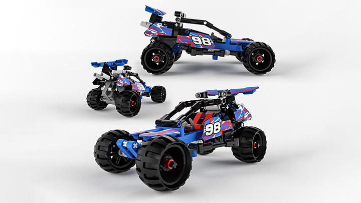 渲染模型_山地车001