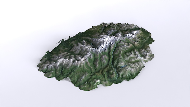 渲染模型_山脉001