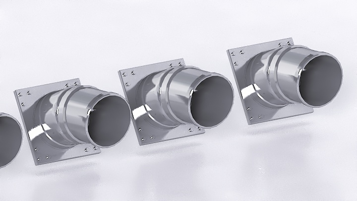 渲染模型_工业管道001