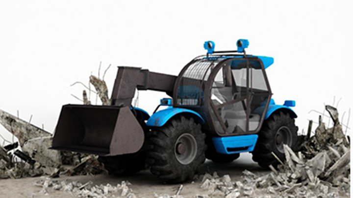 渲染模型_工程车018