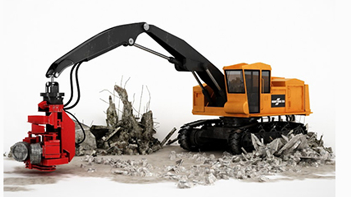 渲染模型_工程车028