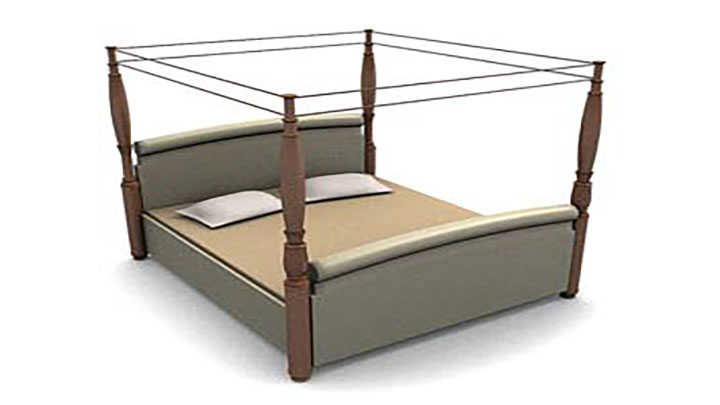 渲染模型_床1005