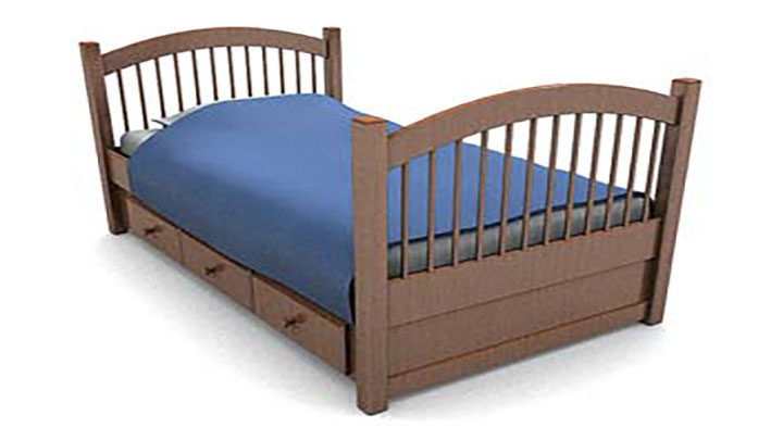 渲染模型_床1064