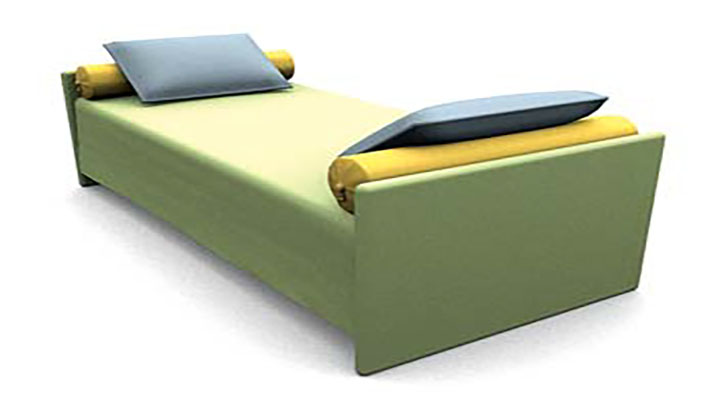 渲染模型_床1077