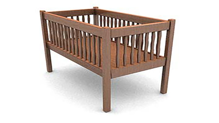 渲染模型_床1085