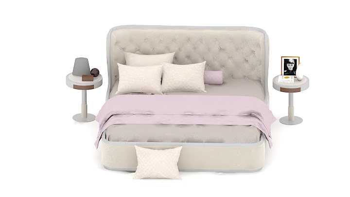 渲染模型_床1101