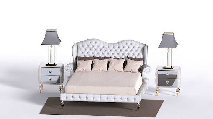 渲染模型_床1110