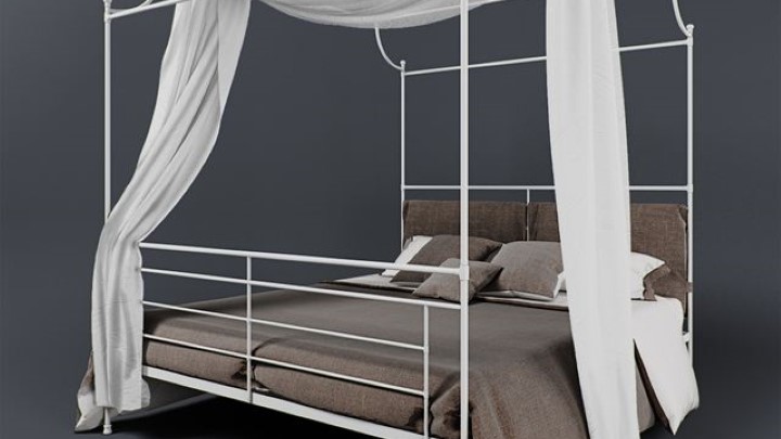 渲染模型_床1127