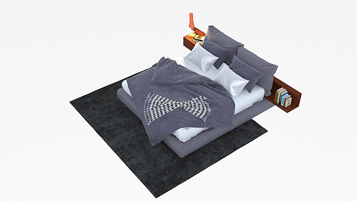 渲染模型_床1146