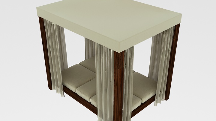 渲染模型_床1161