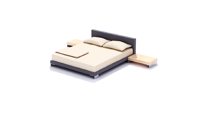 渲染模型_床1250