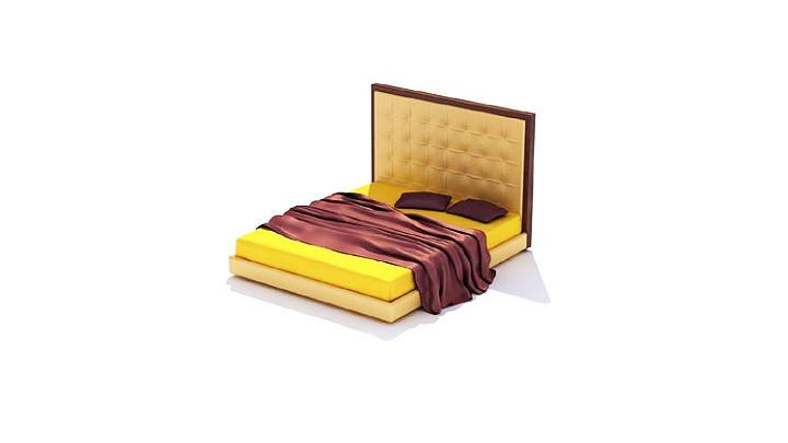 渲染模型_床1261