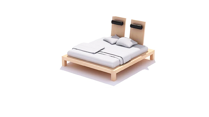 渲染模型_床1284