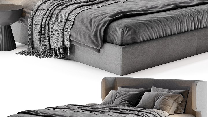 渲染模型_床1316